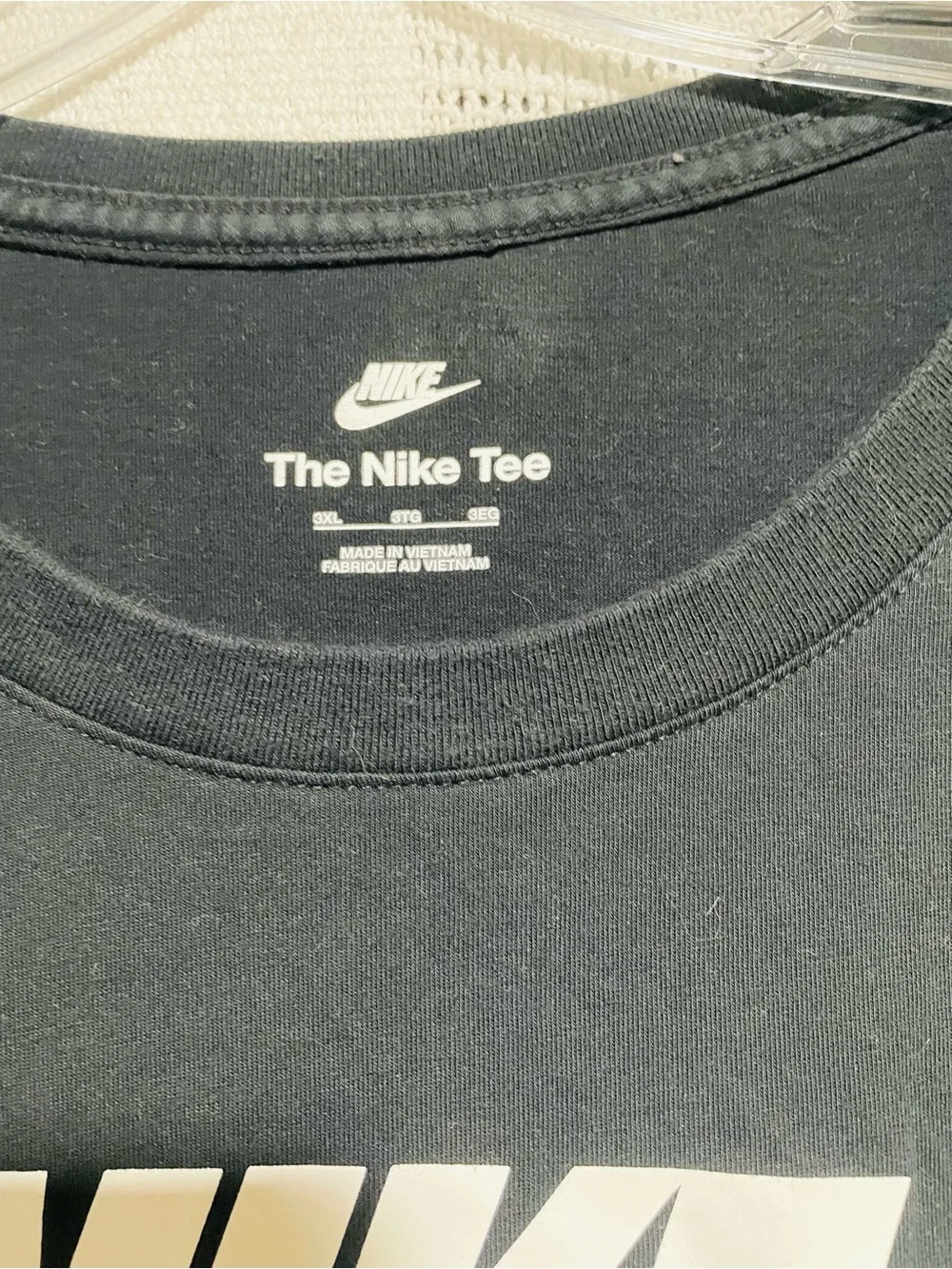 Nike Men's Long Sleeve Logo T-Shirt - Black 3xl big tall